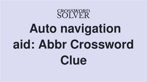 The Crossword Solver found 30 answers to "coastal navigational aid 10", 10 letters crossword clue. The Crossword Solver finds answers to classic crosswords and cryptic crossword puzzles. Enter the length or pattern for better results. Click the answer to find similar crossword clues .